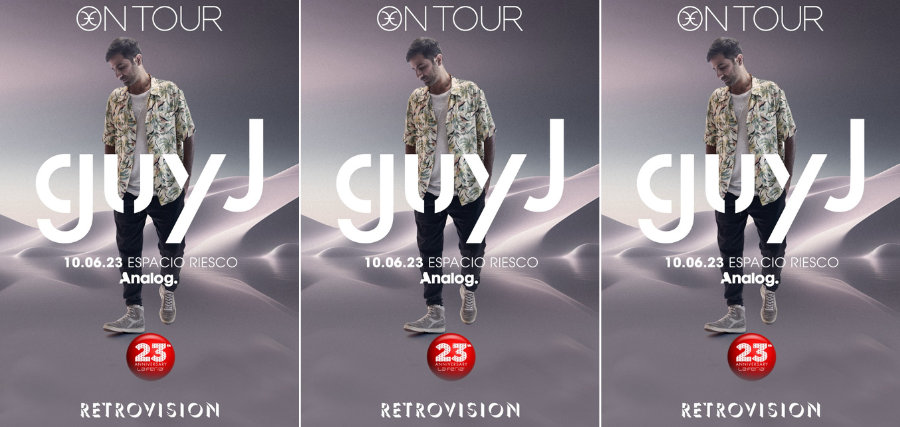 TE INVITAMOS A GUY J EN ESPACIO RIESCO