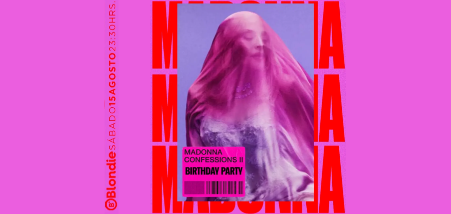 RETROVISION INVITA: MADONNA BDAY @ BLONDIE