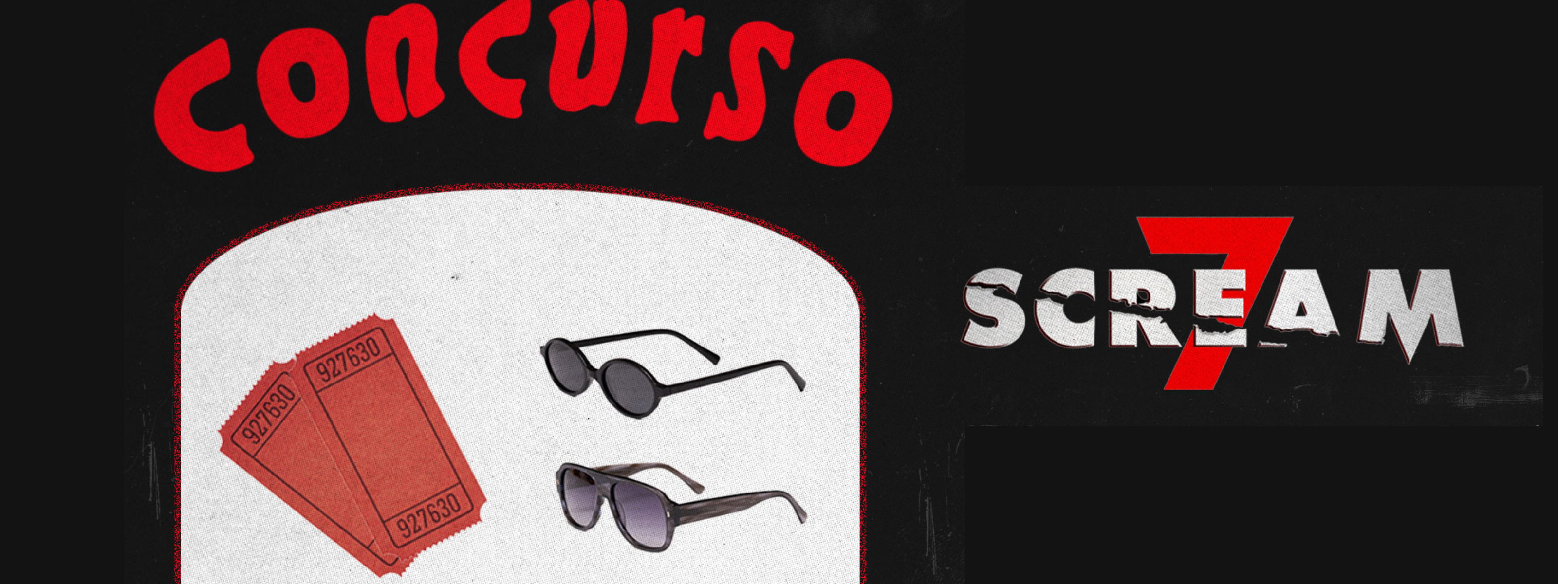 PARTICIPA POR ENTRADAS AL CINE, LENTES Y UN POSTER DE SCREAM 7