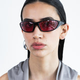 Anteojos de Sol Retrovision Y2003 Negro y Rosado