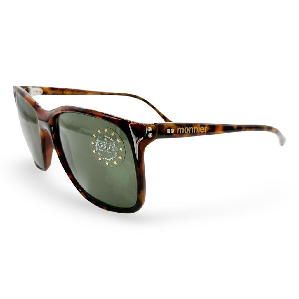 Anteojos Sol Vintage Monnier Grand Pincus café Tortoise