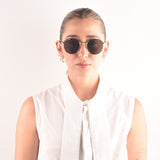 Anteojos Sol Retro D0101 Dorados