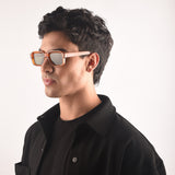 Anteojos Sol Retro SZ8302 Naranjo