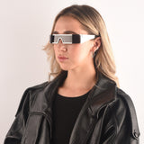 Anteojos Sol Retro 9094 Plateada