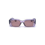Anteojos Sol Retro Tr28059 Gris y cafe