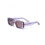 Anteojos Sol Retro Tr28059 Gris y cafe