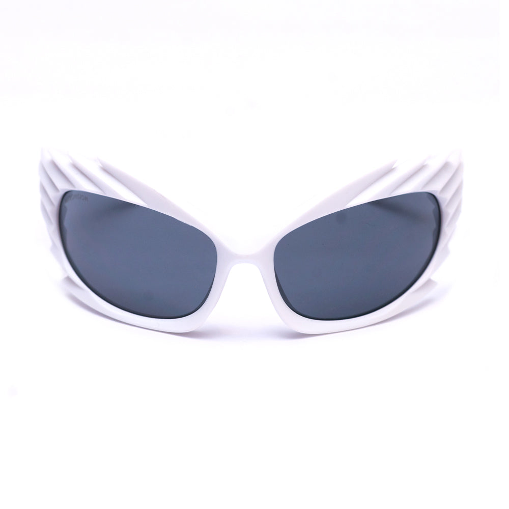 Anteojos Sol Retro Mask 3d Blanco