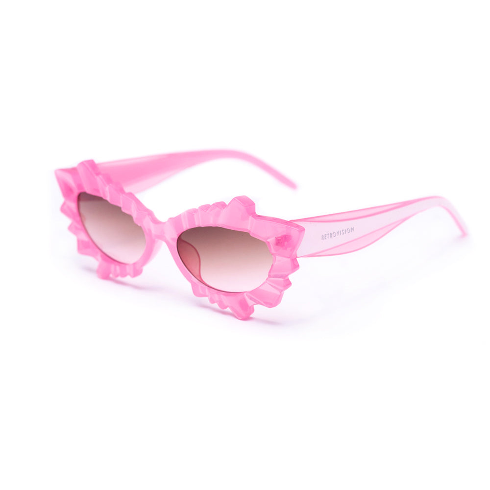 Anteojos Sol Retro Bob Rosado
