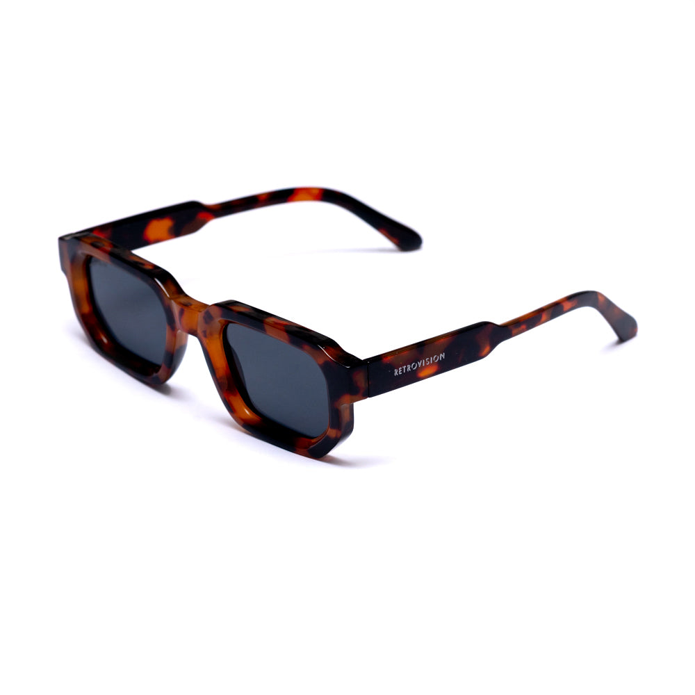 Anteojos Sol Retro Wayfarer Café Carey