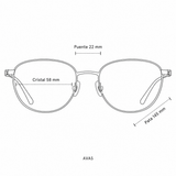 Anteojos Ópticos Retrovisión Colección VIII Avas C2