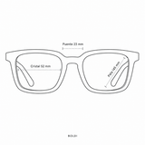 Anteojos Ópticos Retrovisión Colección VIII Boldi C2