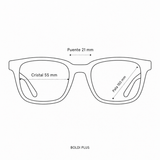 Anteojos Ópticos Retrovisión Colección VIII Boldi Plus C1