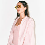 Anteojos Sol A715 Plateado y amarillo