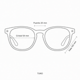 Anteojos Ópticos Retrovisión Colección VIII Tuno C6
