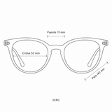 Anteojos Ópticos Retrovisión Colección VIII Vero C1