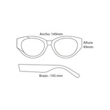 Anteojos Perpetuals 02 CatEyes Black Demi Cristal