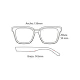 Anteojos Perpetuals 04 Square Milky Brown