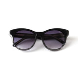 Anteojos Perpetuals 03 CatEyes OverSized Black Cristal