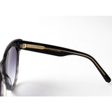 Anteojos Perpetuals 03 CatEyes OverSized Black Cristal